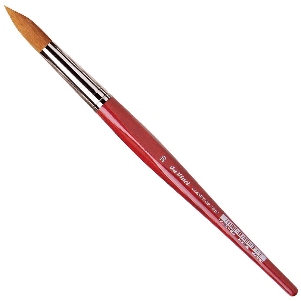 Da Vinci COSMOTOP-SPIN Synthetic Watercolor Brush Series 5580 Round #20