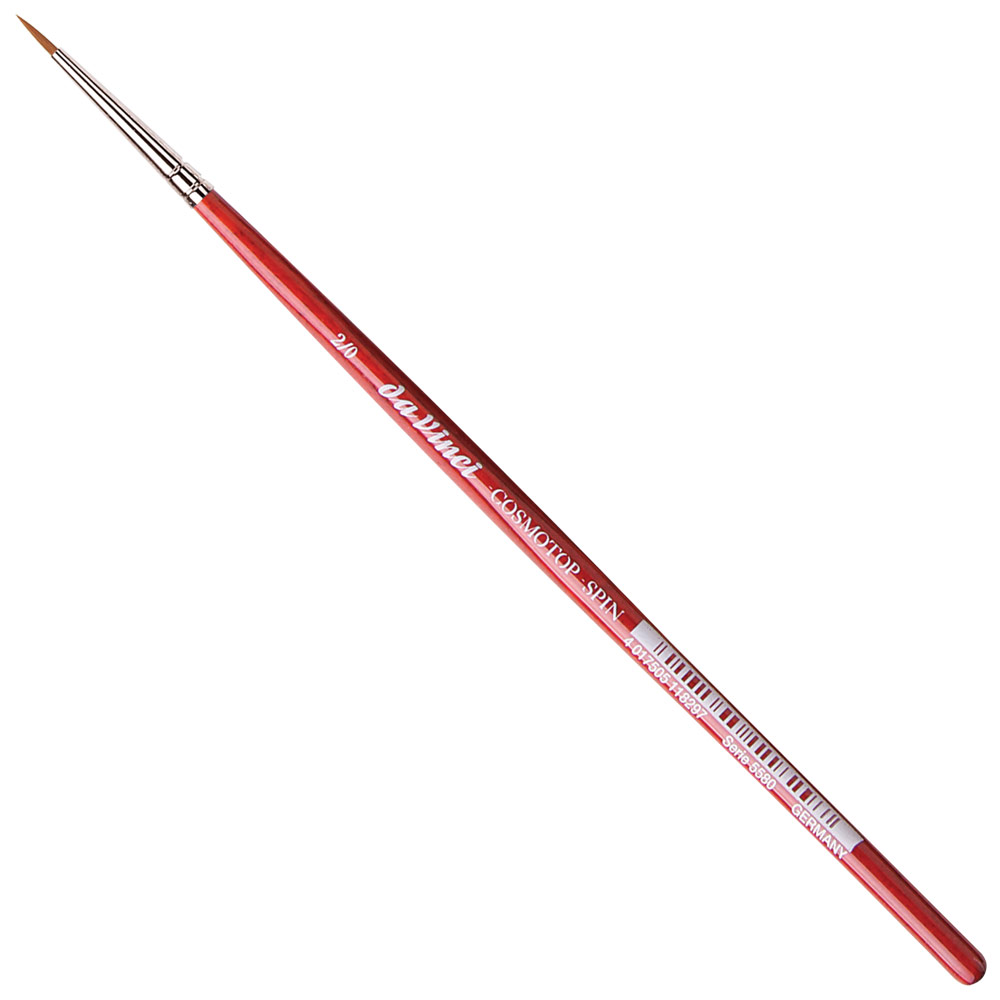 Da Vinci Cosmotop-Spin Synthetic Watercolor Brush Series 5580 Round #2/0