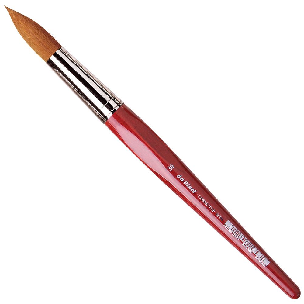 Da Vinci COSMOTOP-SPIN Synthetic Watercolor Brush Series 5580 Round #30