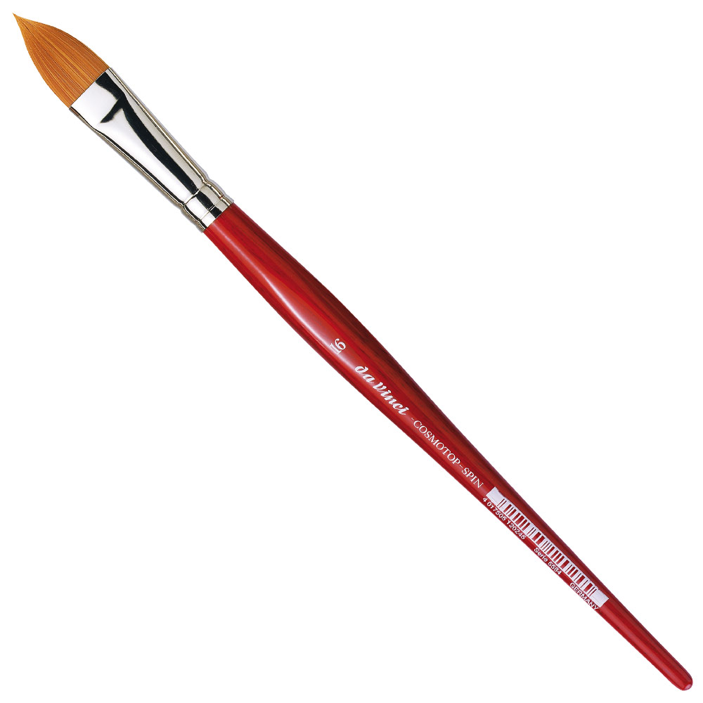 Da Vinci COSMOTOP-SPIN Synthetic Watercolor Brush Series 5584 Oval #16