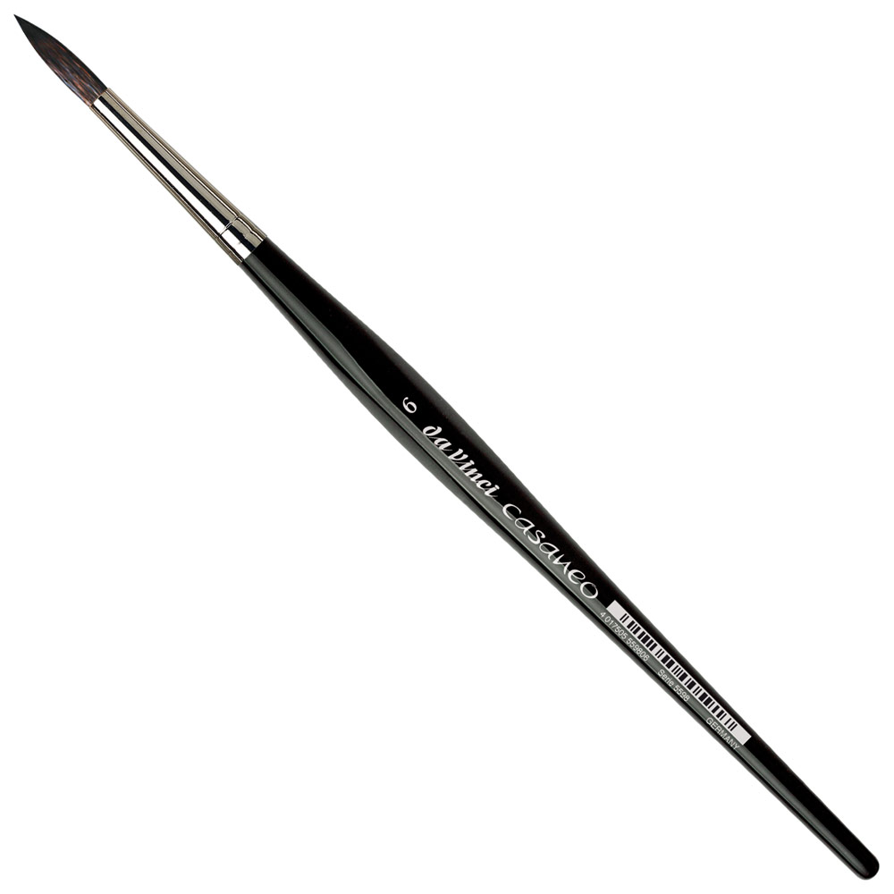 Da Vinci Casaneo Soft Synthetic Watercolor Brush Series 5598 Round #6