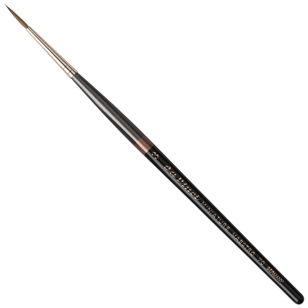 Da Vinci Miniature Maestro Tobolsky Kolinsky Brush Series 70 Round #3
