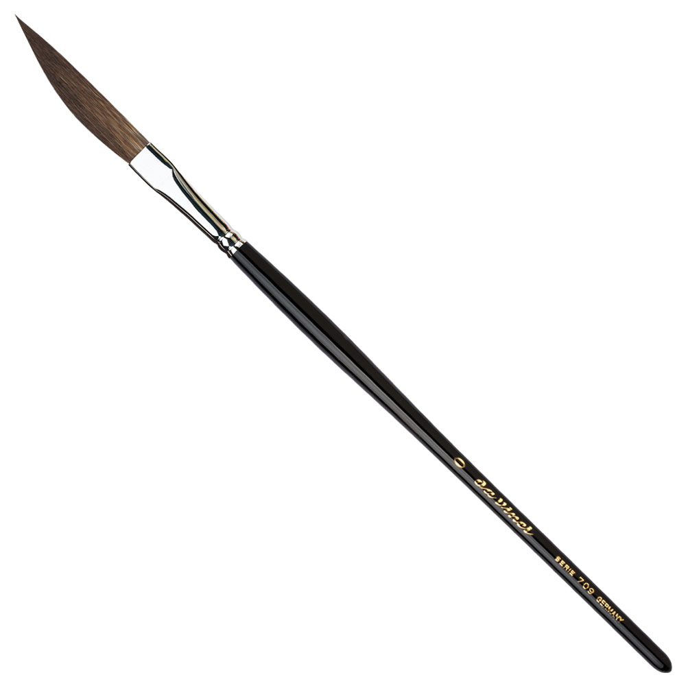 Da Vinci KAZAN Squirrel Pinstriping Brush Series 709 Sword Striper #0