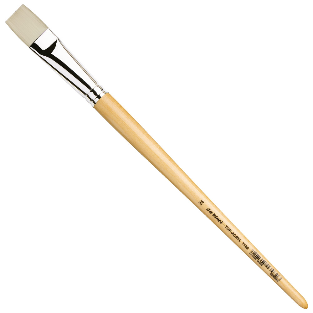 Da Vinci TOP-ACRYL White Synthetic Brush Series 7182 Bright #24