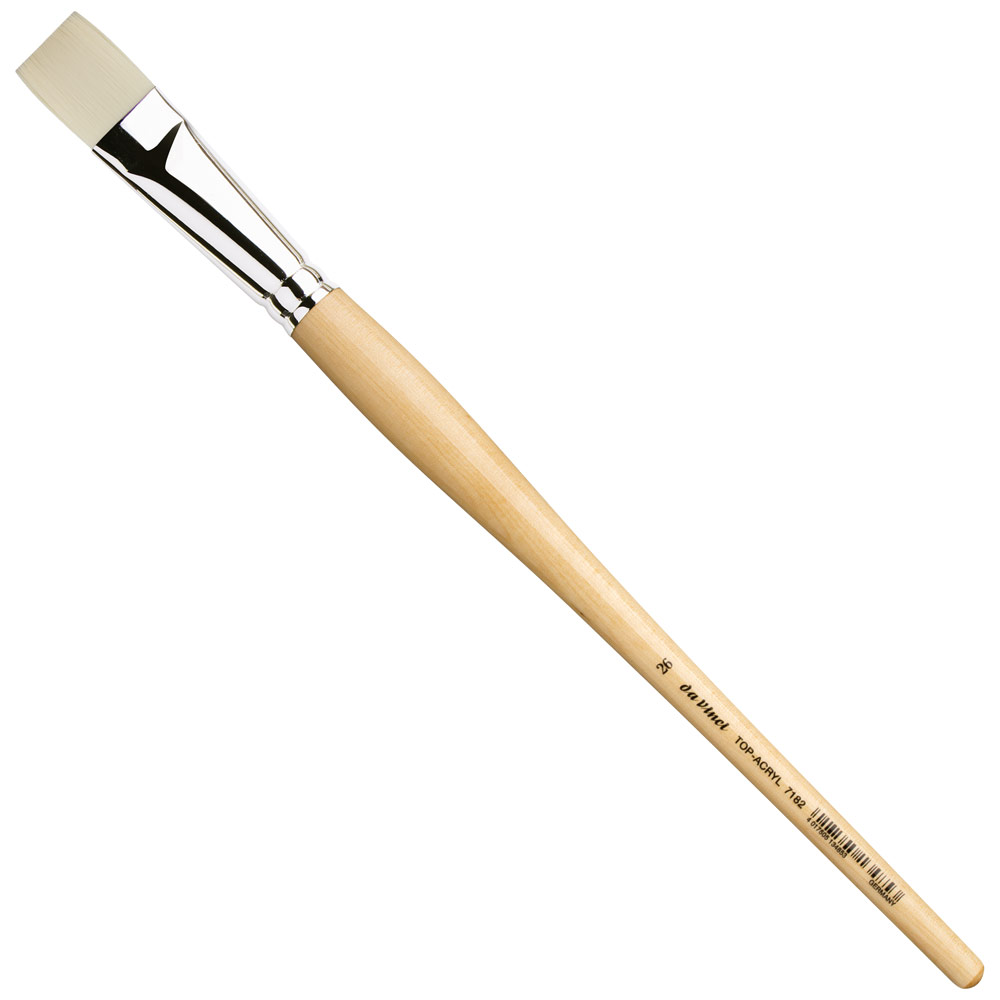 Da Vinci TOP-ACRYL White Synthetic Brush Series 7182 Bright #26