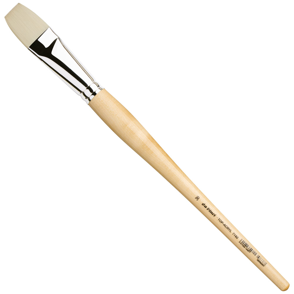 Da Vinci TOP-ACRYL White Synthetic Brush Series 7182 Bright #30
