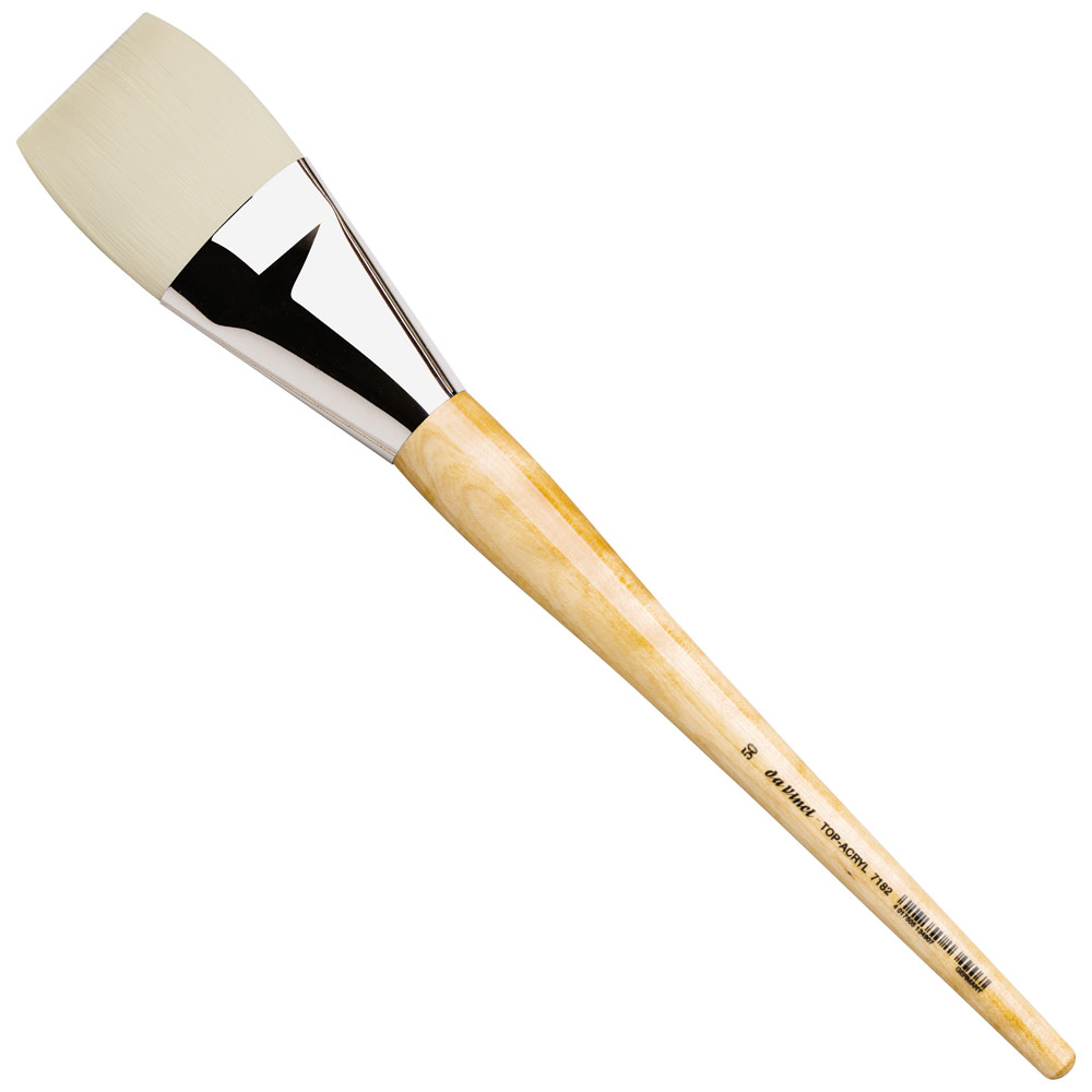 Da Vinci TOP-ACRYL White Synthetic Brush Series 7182 Bright #50