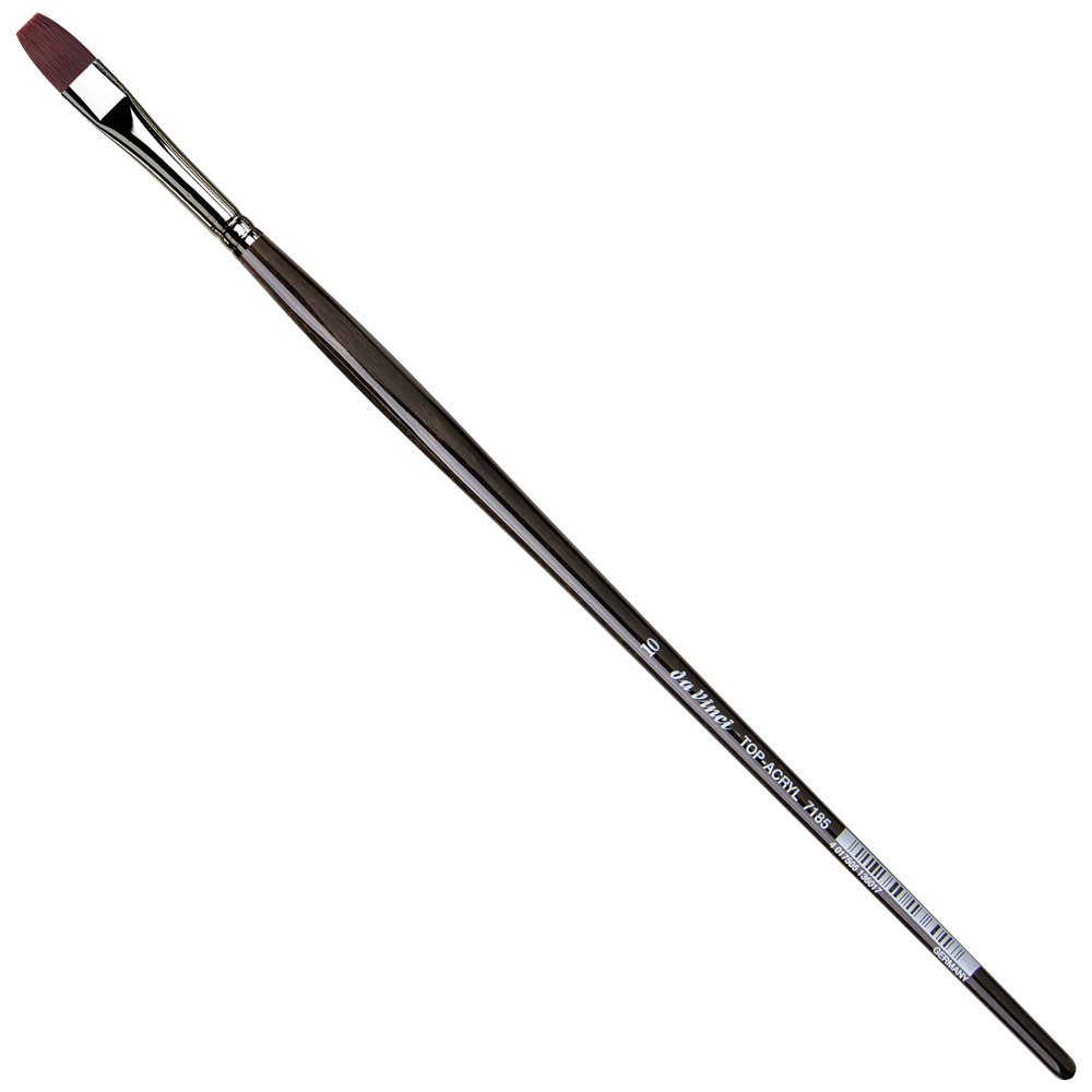 Da Vinci Top-Acryl Red-Brown Synthetic Long Brush Series 7185 Bright #10
