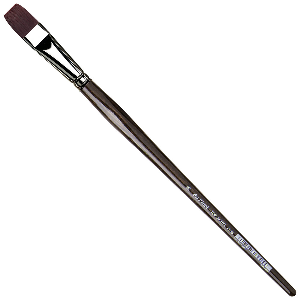 Da Vinci Top-Acryl Red-Brown Synthetic Long Brush Series 7185 Bright #18