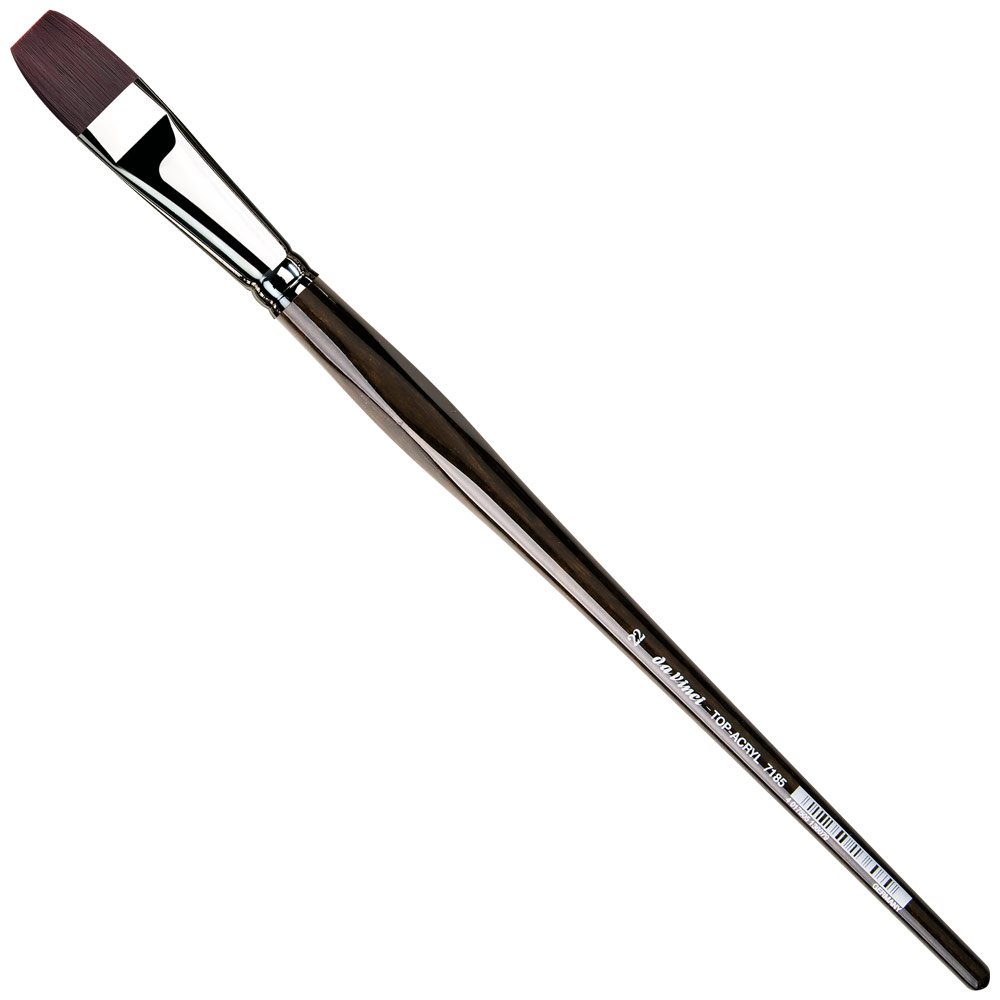 Da Vinci Top-Acryl Red-Brown Synthetic Long Brush Series 7185 Bright #22