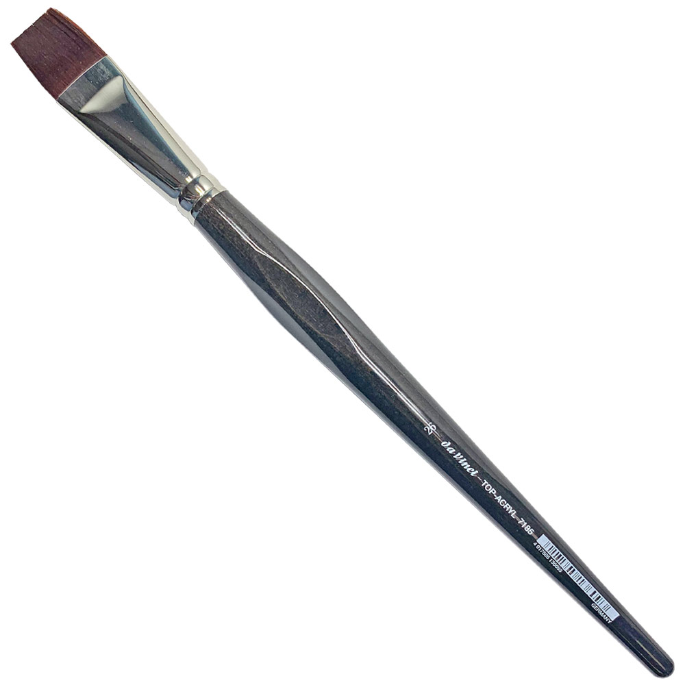 Da Vinci TOP-ACRYL Red-Brown Synthetic Long Brush Series 7185 Bright #26