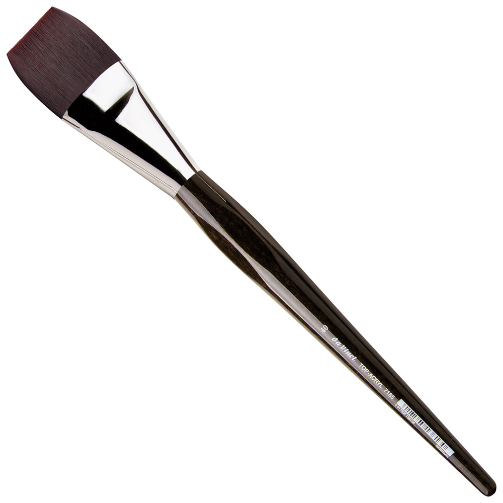 Da Vinci TOP-ACRYL Red-Brown Synthetic Long Brush Series 7185 Bright #40