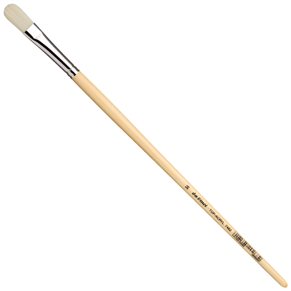Da Vinci Top-Acryl White Synthetic Brush Series 7482 Filbert #14