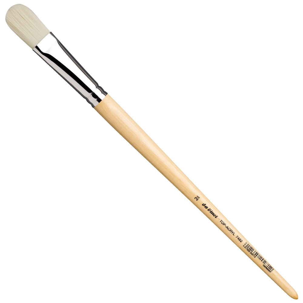 Da Vinci Top-Acryl White Synthetic Brush Series 7482 Filbert #24