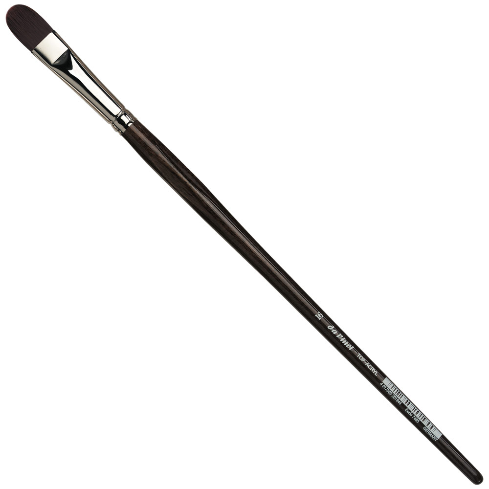 Da Vinci Top-Acryl Red-Brown Synthetic Long Brush Series 7485 Filbert #16