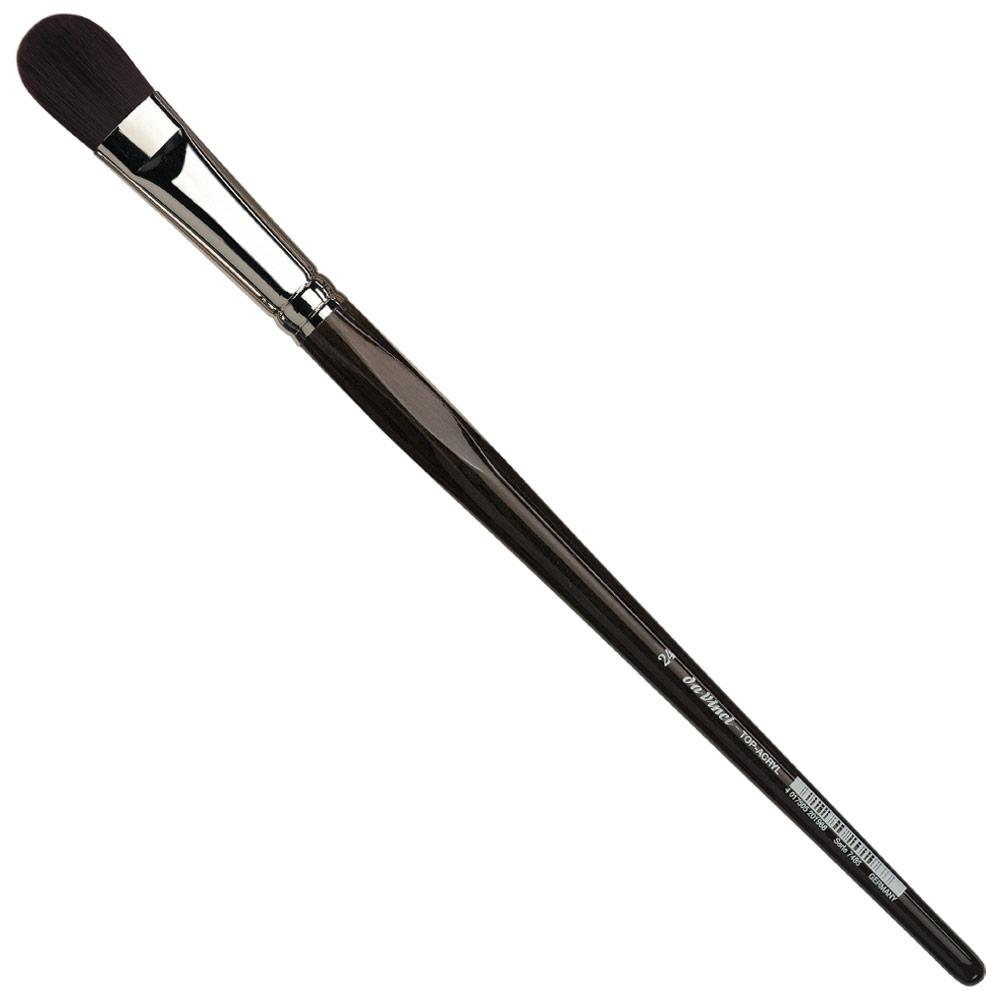 Da Vinci Top-Acryl Red-Brown Synthetic Long Brush Series 7485 Filbert #24
