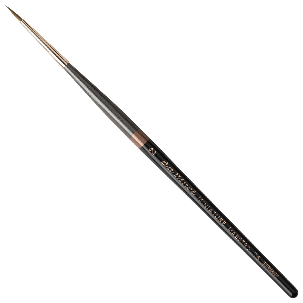 Da Vinci Miniature Maestro Tobolsky Kolinsky Brush Series 76 Short Round #2