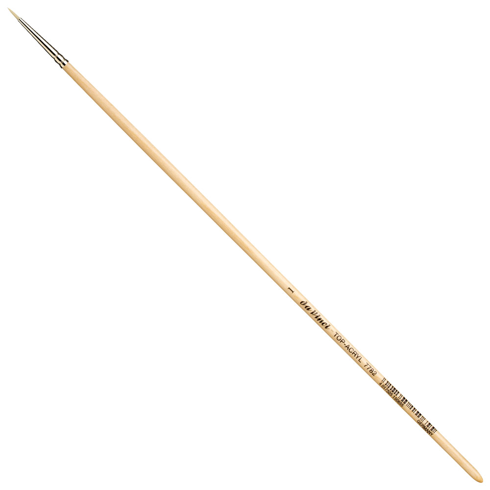 Da Vinci Top-Acryl White Synthetic Brush Series 7782 Round #1