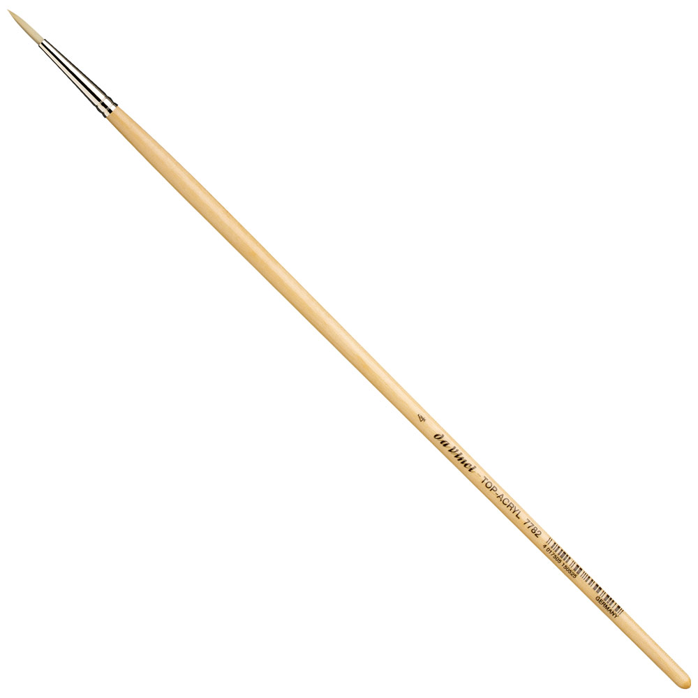 Da Vinci Top-Acryl White Synthetic Brush Series 7782 Round #4