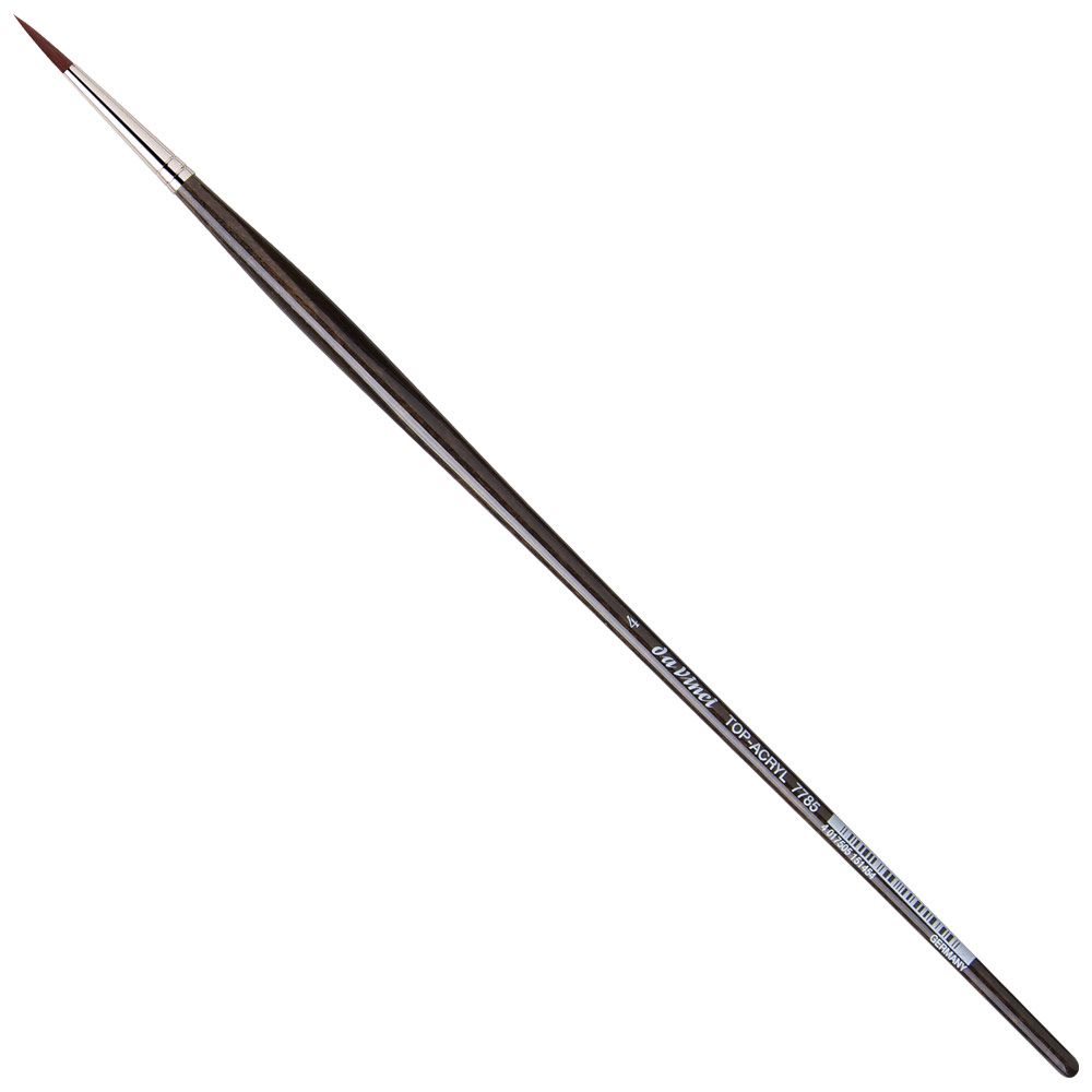 Da Vinci Top-Acryl Red-Brown Synthetic Long Brush Series 7785 Round #4