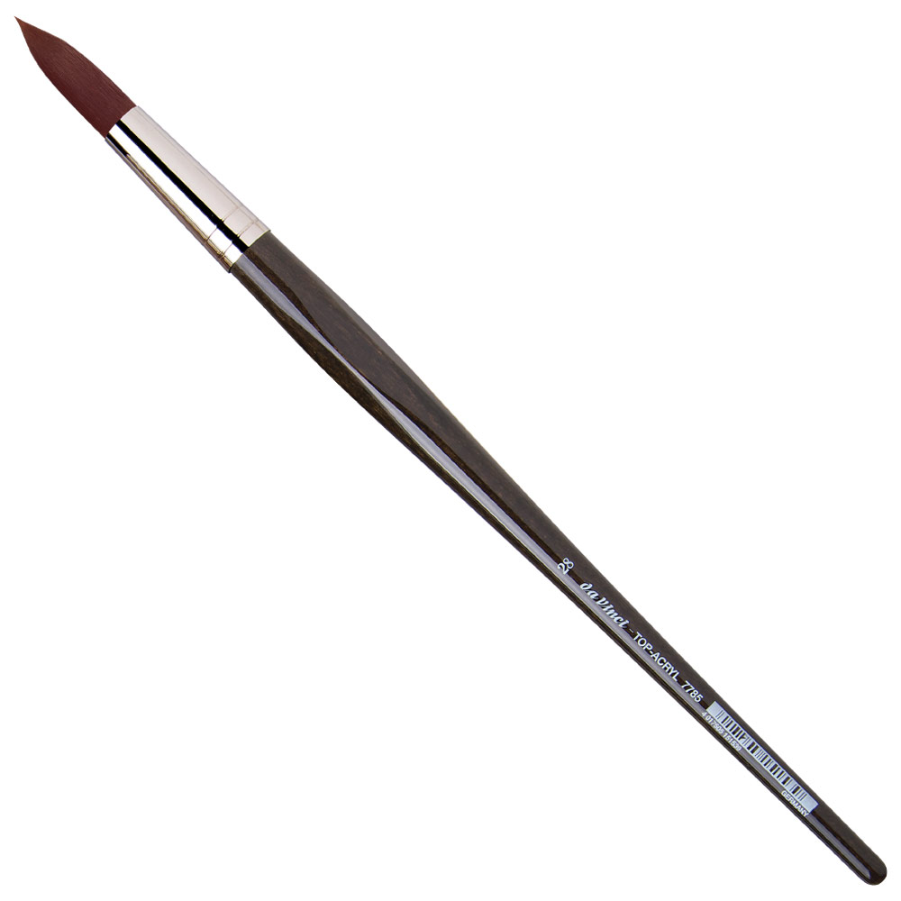 Da Vinci Top-Acryl Red-Brown Synthetic Long Brush Series 7785 Round #28