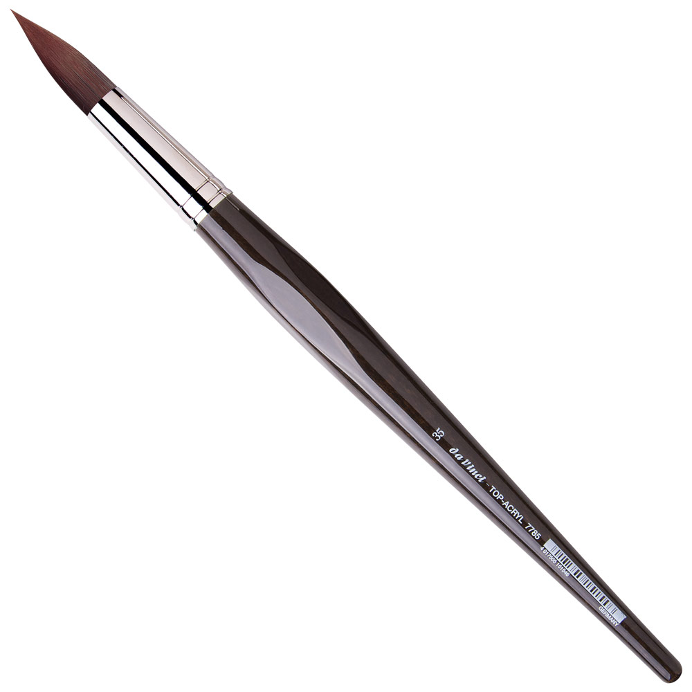 Da Vinci Top-Acryl Red-Brown Synthetic Long Brush Series 7785 Round #35