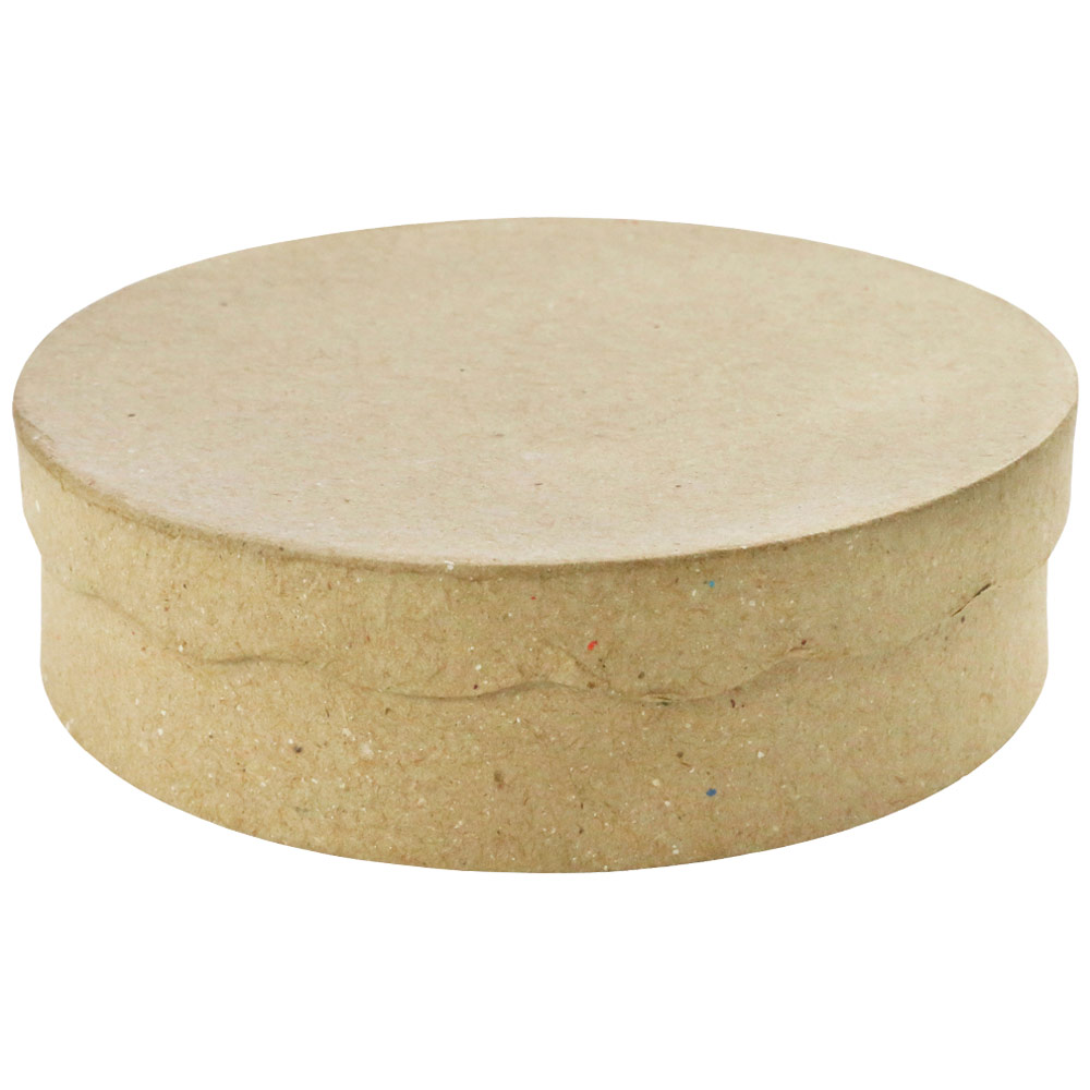 PAPER MACHE ROUND BOX