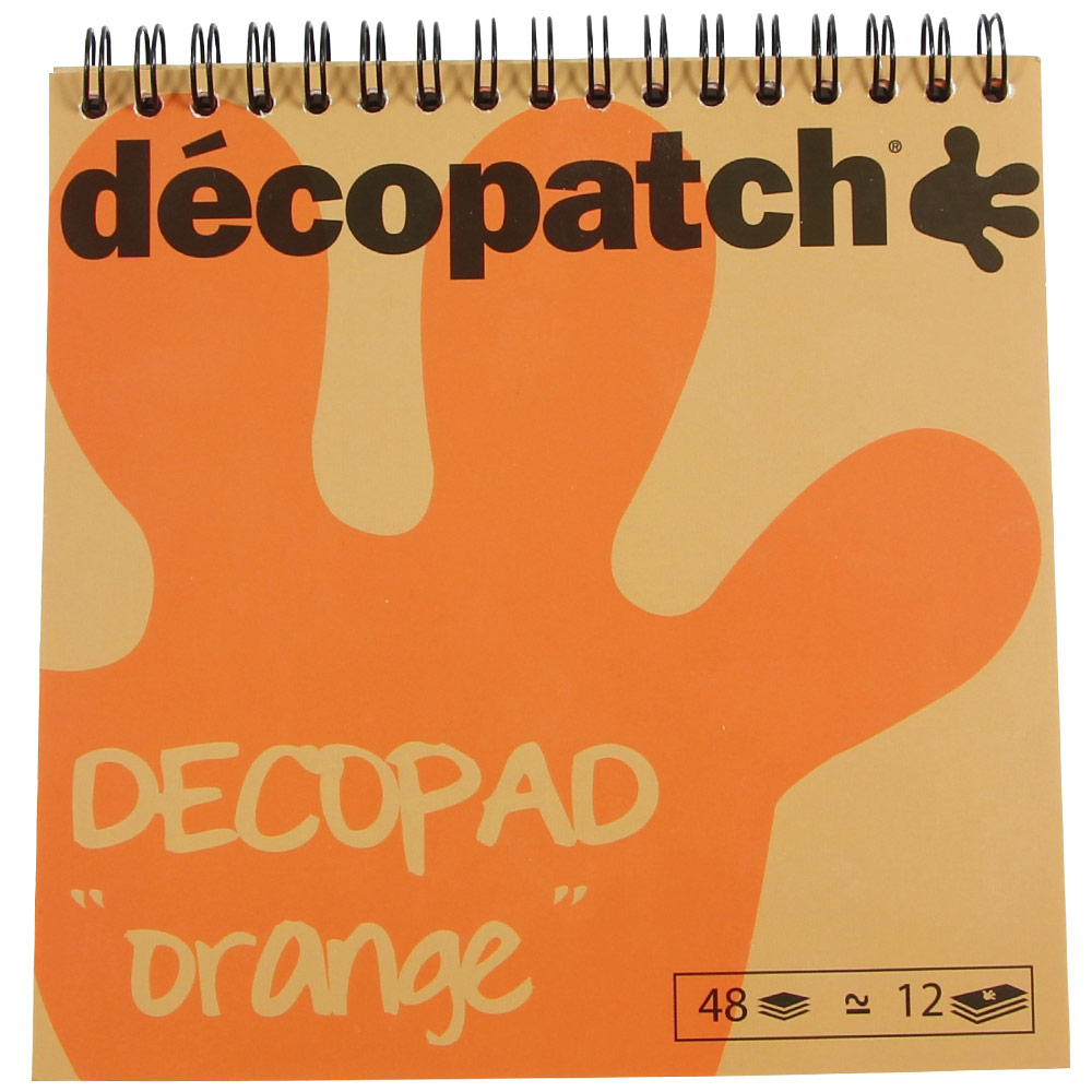 Decopatch Decopad Colour Block Orange