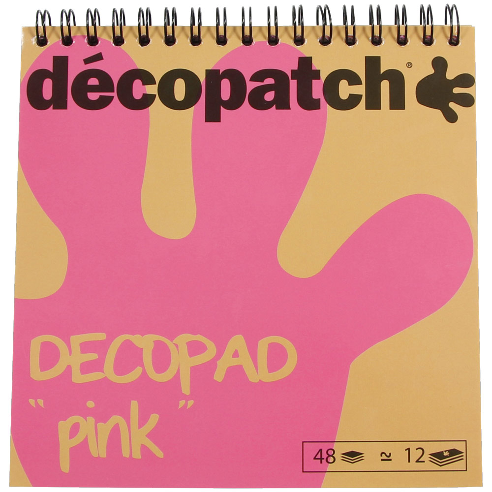 Decopatch Decopad Colour Block Pink