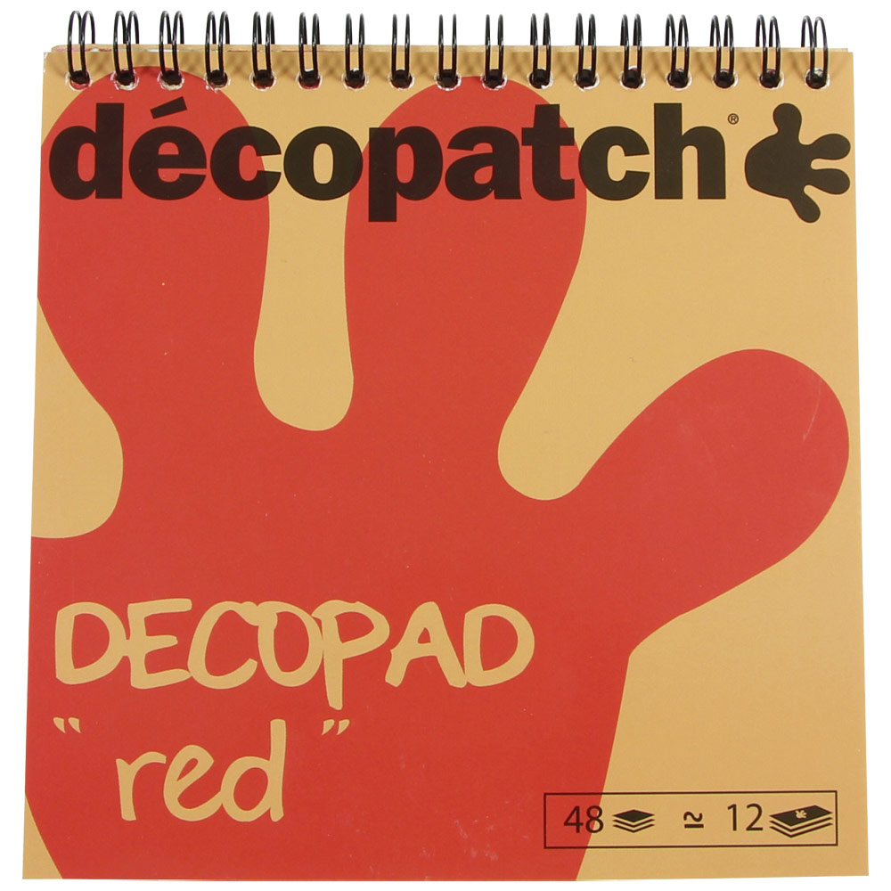 Decopatch Decopad Colour Block Red