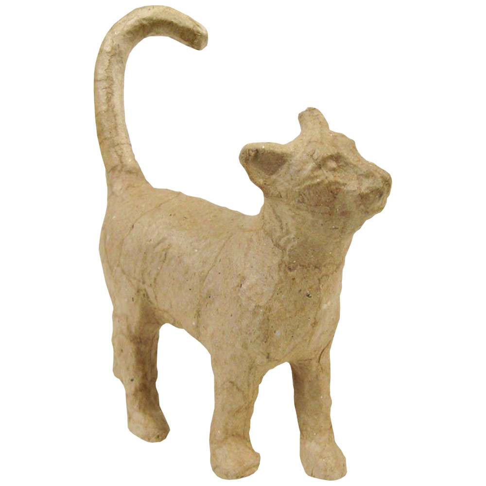 Decopatch Paper Mache Small Walking Cat