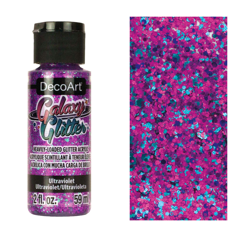 DecoArt Galaxy Glitter 2oz Ultraviolet