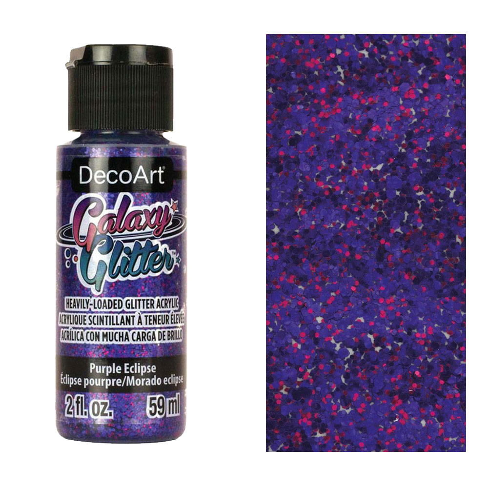 DecoArt Galaxy Glitter 2oz Purple Eclipse