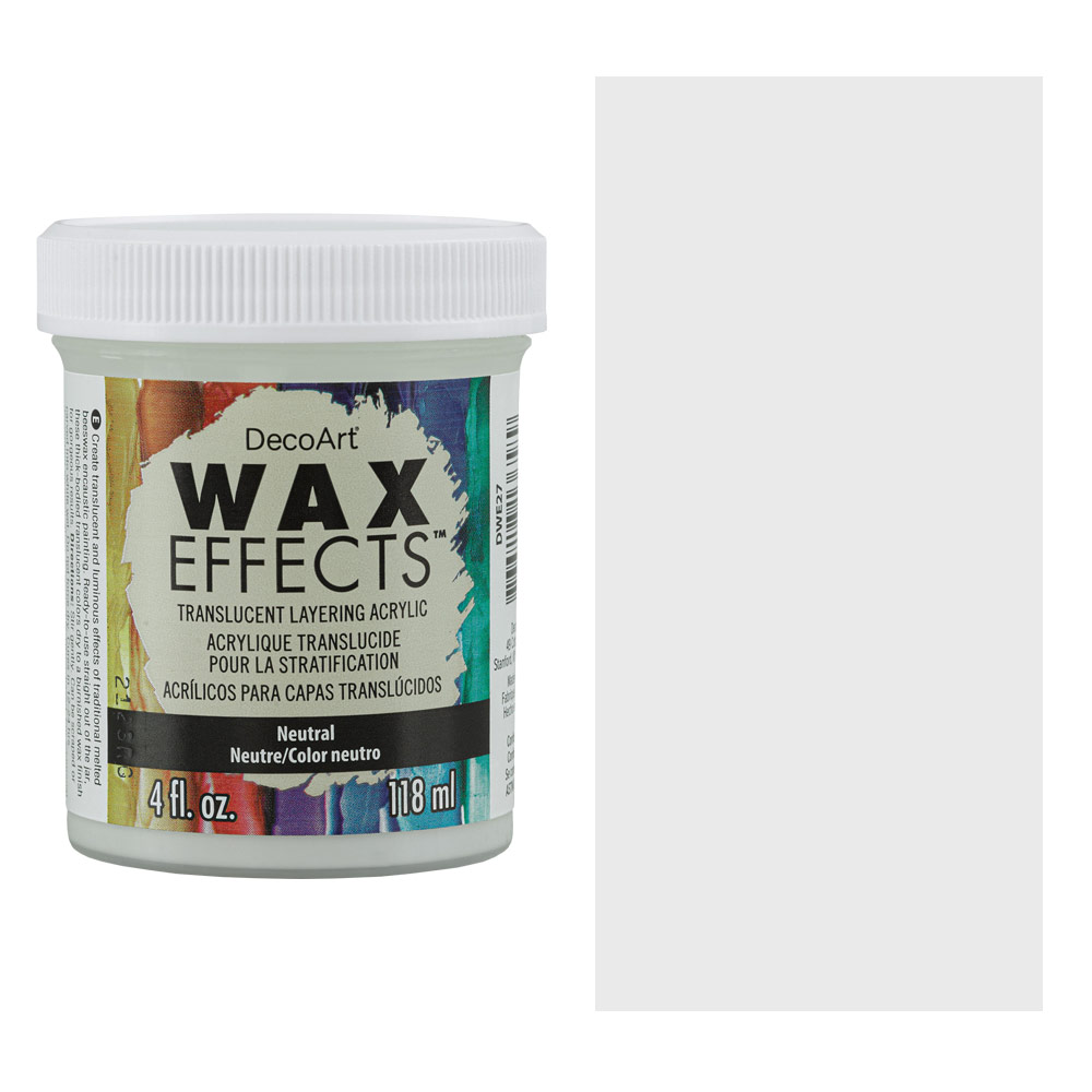 DecoArt Wax Effects Layering Acrylic 4oz Neutral