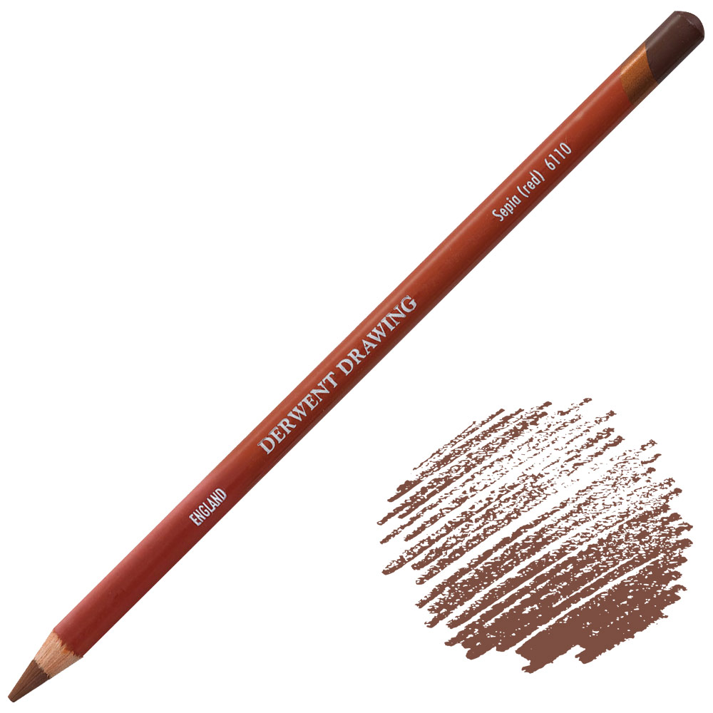 Derwent Drawing Pencil Sepia Red
