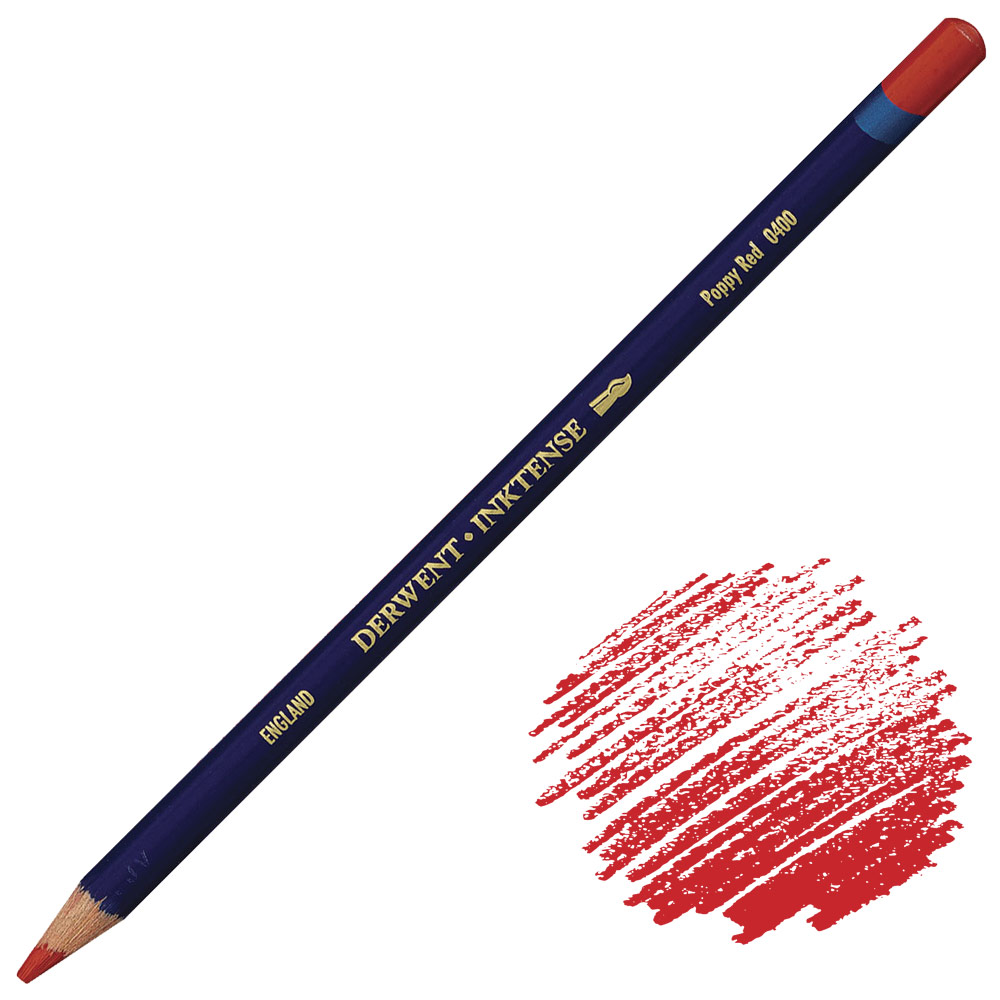 Derwent Inktense Pencil - Poppy Red