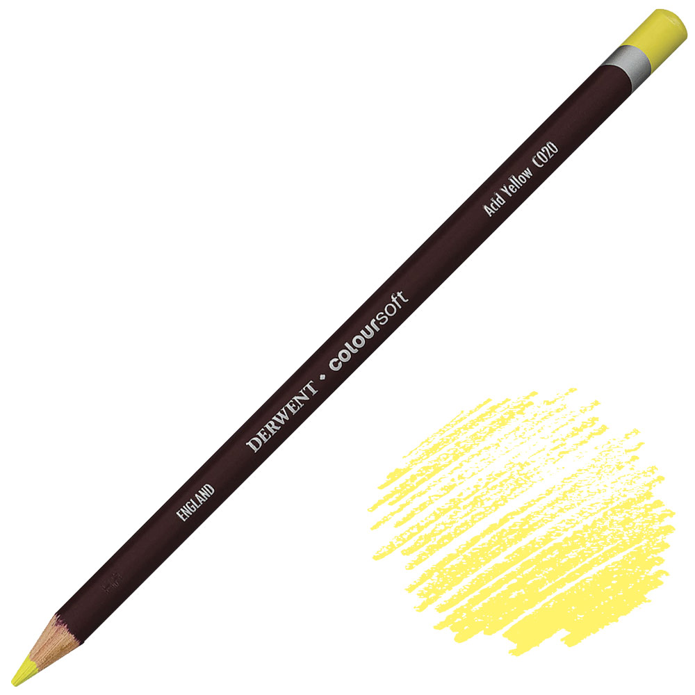 Derwent Coloursoft Color Pencil Acid Yellow