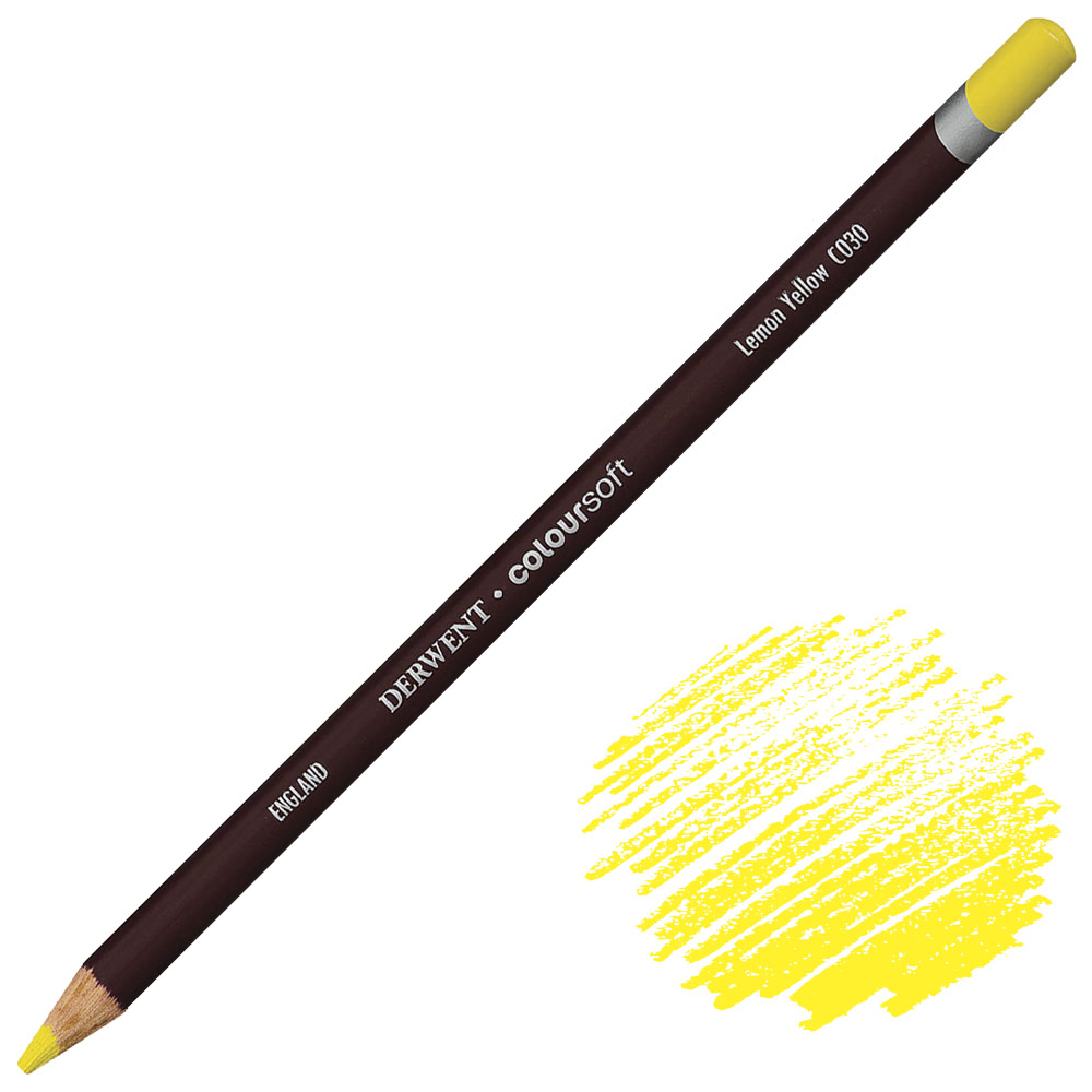 Derwent Coloursoft Color Pencil Lemon Yellow