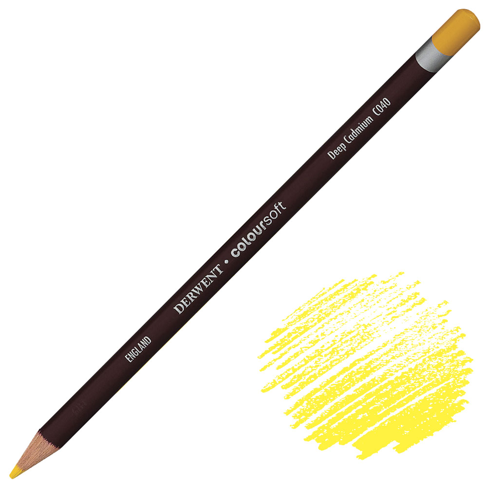 Derwent Coloursoft Color Pencil Deep Cadmium