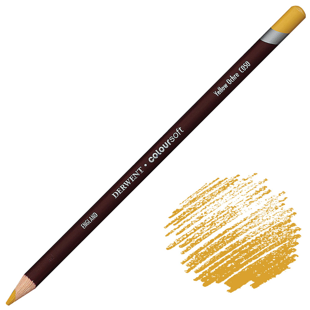 Derwent Coloursoft Color Pencil Yellow Ochre