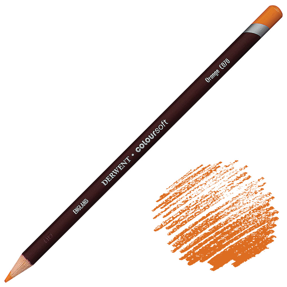 Derwent Coloursoft Color Pencil Orange