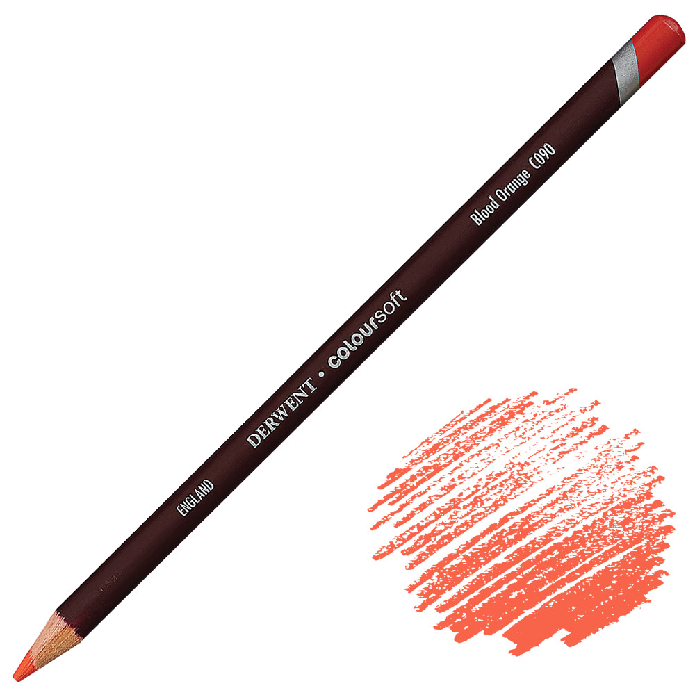 Derwent Coloursoft Color Pencil Blood Orange