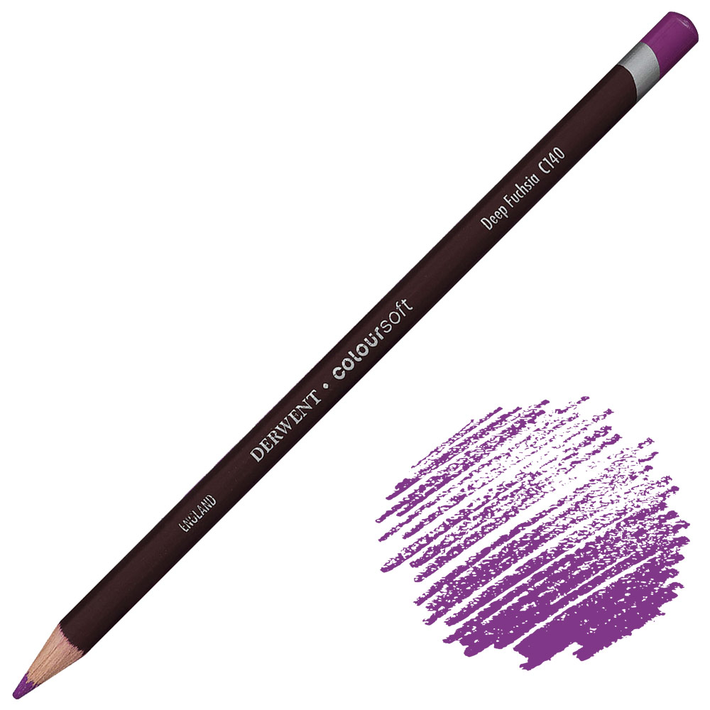 Derwent Coloursoft Color Pencil Deep Fuchsia