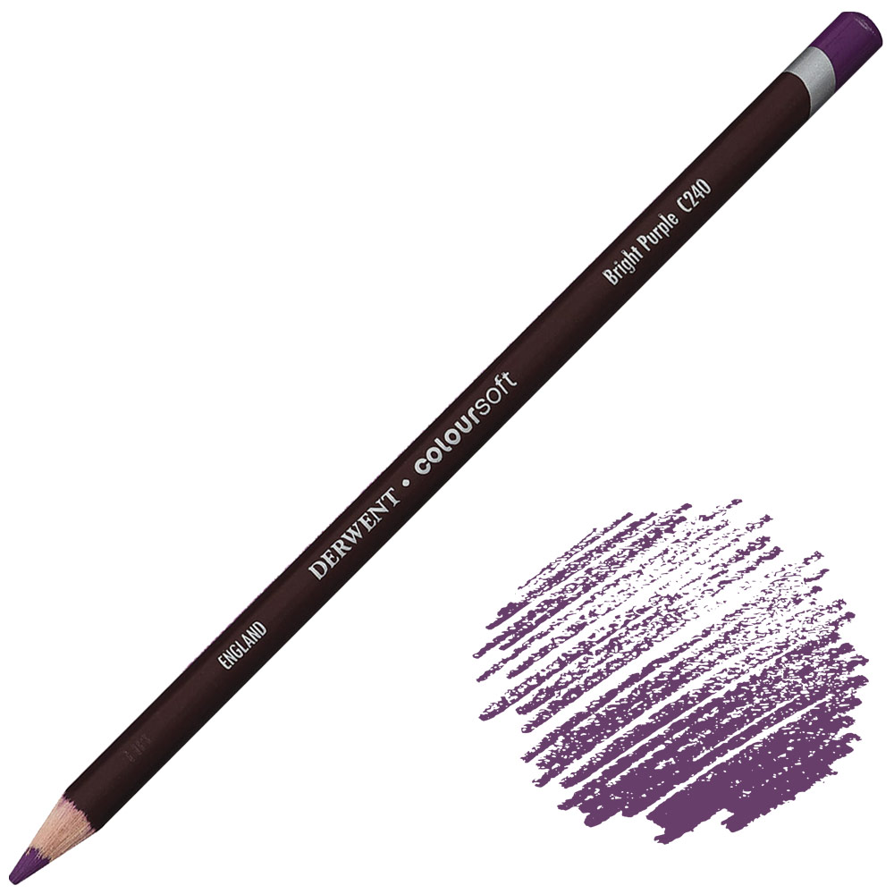 Derwent Coloursoft Color Pencil Bright Purple