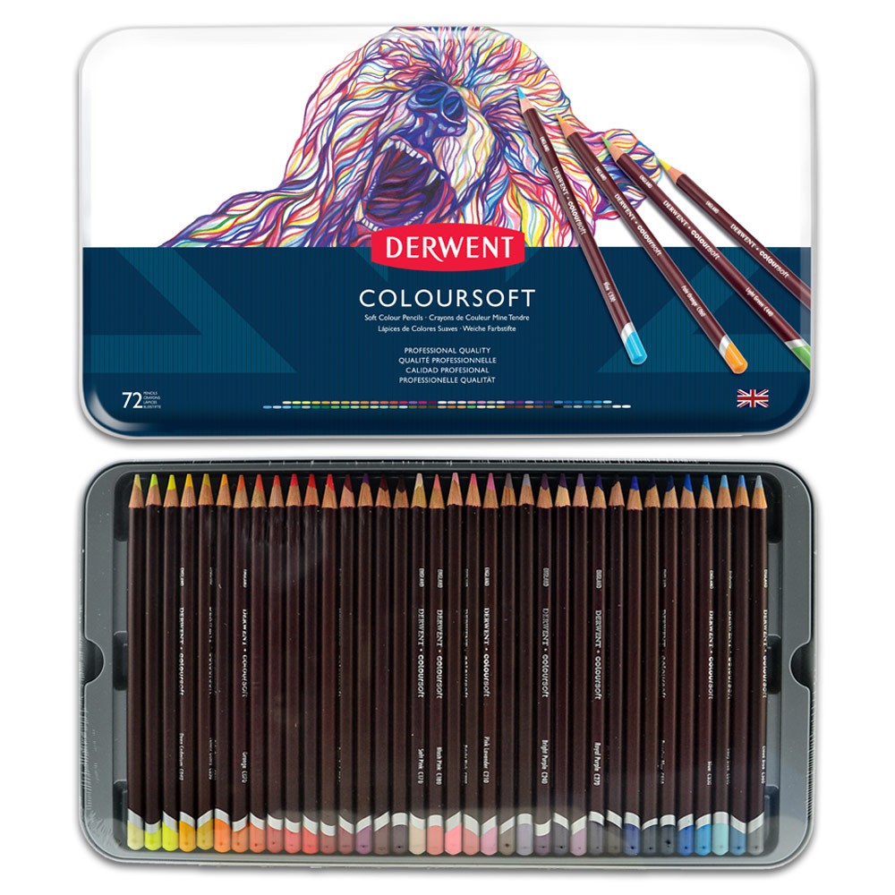 Derwent Coloursoft Color Pencil 72 Set
