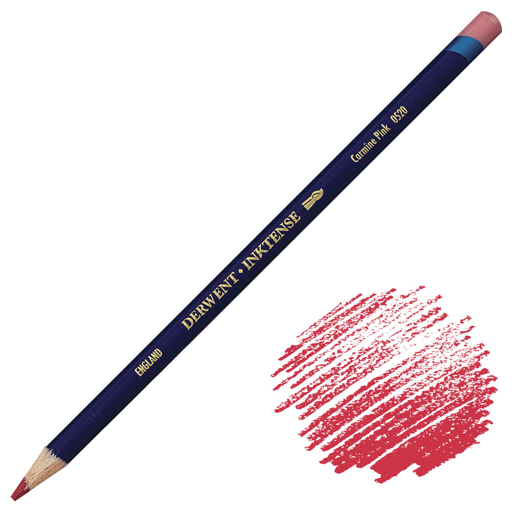Derwent Inktense Water-Soluble Ink Pencil Carmine Pink