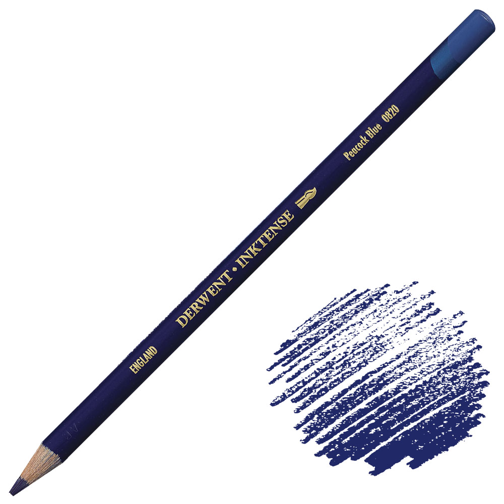 Derwent Inktense Water-Soluble Ink Pencil Peacock Blue