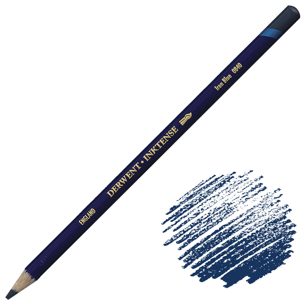 Derwent Inktense Water-Soluble Ink Pencil Iron Blue