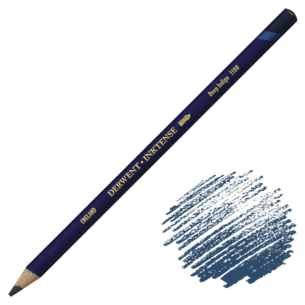 Derwent Inktense Water-Soluble Ink Pencil Deep Blue
