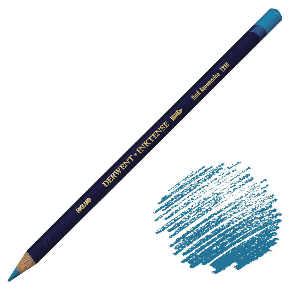 Derwent Inktense Water-Soluble Ink Pencil Dark Aquamarine